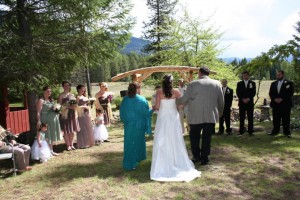 Wedding at Lemon Creek Lodge